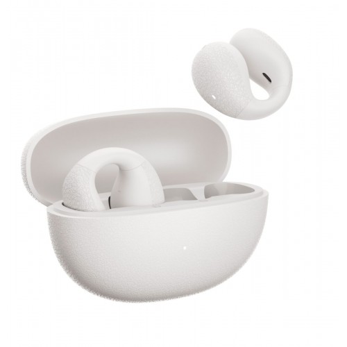 QCY Crossky C10 TWS Open-Ear Ασύρματα Ακουστικά Clip-On Bluetooth 5.4 IPX5 Λευκά
