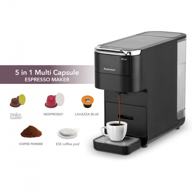 Rohnson R-98055 Πολυχρηστική Μηχανή Espresso * Rohnson R-98055 Πολυχρηστική Μηχανή Espresso *