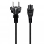 Goobay 57846 Καλώδιο Τροφοδοσίας Schuko σε IEC C5 3x0.75mm² 1m Μαύρο * Goobay 57846 Καλώδιο Τροφοδοσίας Schuko σε IEC C5 3x0.75mm² 1m Μαύρο *