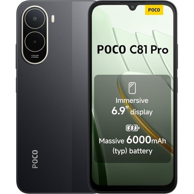 Xiaomi POCO C81 Pro Dual SIM 4GB/256GB 6.9" 120Hz Black