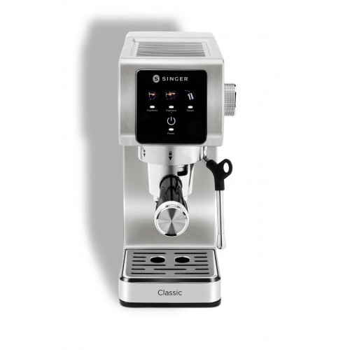 Singer Classic ES-1620IN Μηχανή Espresso & Cappuccino 1350W 20bar για Αλεσμένο Καφέ & Κάψουλα