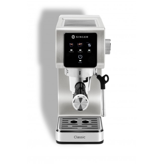 Singer Classic ES-1620IN Μηχανή Espresso & Cappuccino 1350W 20bar για Αλεσμένο Καφέ & Κάψουλα
