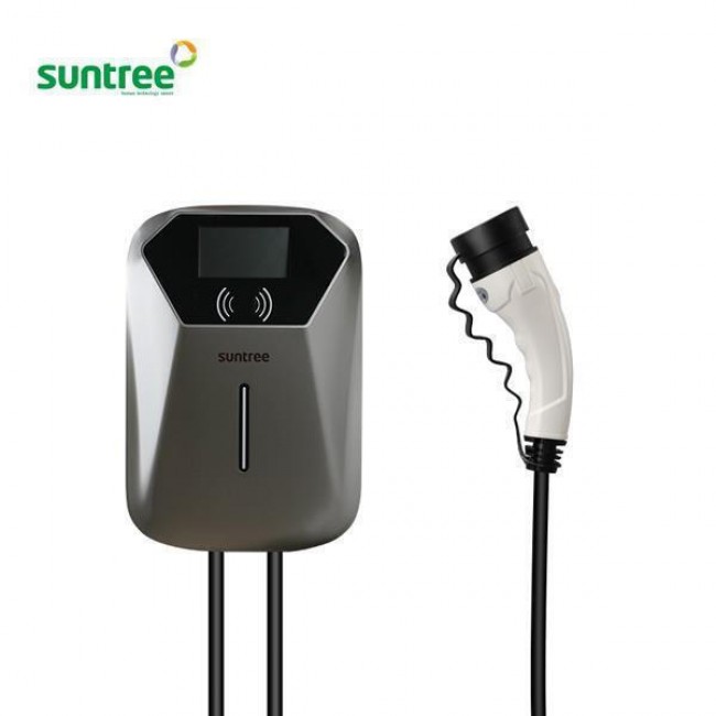 SUNTREE  ΦΟΡΤΙΣΤΗΣ ΑΥΤΟΚΙΝΗΤΟΥ ΜΟΝΟΦΑΣIΚΟΣ 7kW ΜΕ ΟΘΟΝΗ LCD,32A KAI ΚΑΛΩΔΙΟ 5m