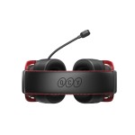 QCY Heroad VT200 Over Ear Gaming Headset με σύνδεση USB Black/Red for PC / PS4 / PS5 QCY Heroad VT200 Over Ear Gaming Headset με σύνδεση USB Black/Red for PC / PS4 / PS5
