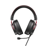 QCY Heroad VT200 Over Ear Gaming Headset με σύνδεση USB Black/Red for PC / PS4 / PS5 QCY Heroad VT200 Over Ear Gaming Headset με σύνδεση USB Black/Red for PC / PS4 / PS5