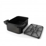 Rohnson R-2898 Slim Air Fryer 10L 2350W με Παράθυρο Ψησίματος Μαύρo