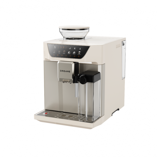 Dreame Ecceluxe™ Master Αυτόματη Μηχανή Espresso 1235W 19bar με Μύλο Άλεσης & Σύστημα Γάλακτος Μπεζ Dreame Ecceluxe™ Master Αυτόματη Μηχανή Espresso 1235W 19bar με Μύλο Άλεσης & Σύστημα Γάλακτος Μπεζ