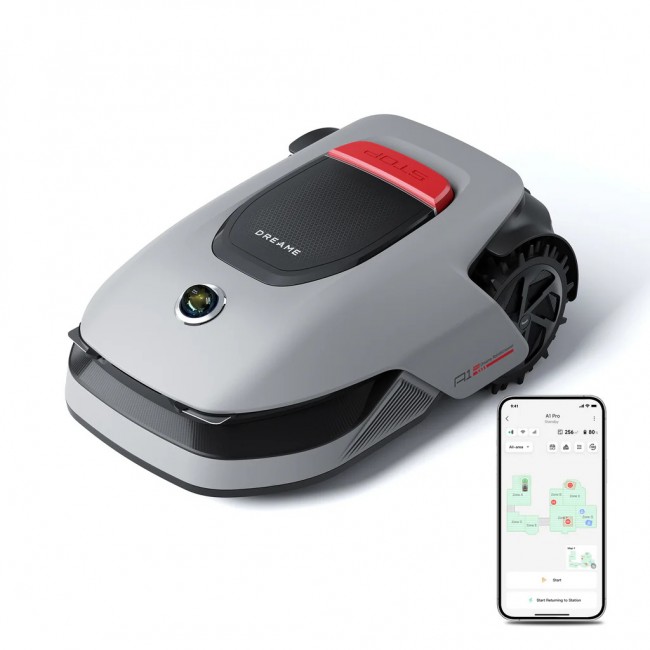 Dreame A1 Pro Ρομποτική Μηχανή Γκαζόν 5Ah για Έως 2.000m² χωρίς Περιμετρικό Καλώδιο