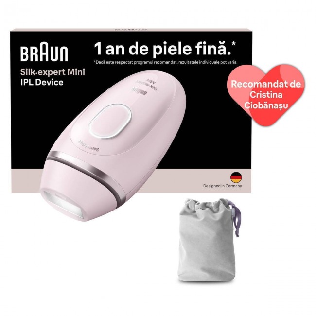 Braun PL1111 Silk·expert Mini Φωτοαποτριχωτική Συσκευή IPL για Πρόσωπο & Σώμα Braun PL1111 Silk·expert Mini Φωτοαποτριχωτική Συσκευή IPL για Πρόσωπο & Σώμα