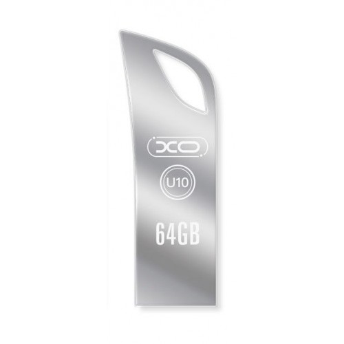 XO U10 64GB USB 2.0 Stick Ασημί