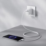 Xiaomi USB 2.0 Cable USB-C male - USB-A 60W Λευκό 1m BHR087GGL