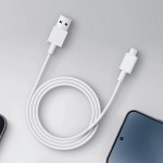 Xiaomi USB 2.0 Cable USB-C male - USB-A 60W Λευκό 1m BHR087GGL