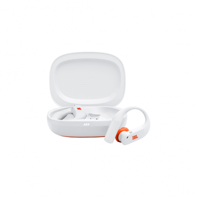 JBL Endurance Peak 4 Λευκά In-ear Bluetooth Handsfree Ακουστικά με Αντοχή στον Ιδρώτα και Θήκη Φόρτισης JBL Endurance Peak 4 Λευκά In-ear Bluetooth Handsfree Ακουστικά με Αντοχή στον Ιδρώτα και Θήκη Φόρτισης