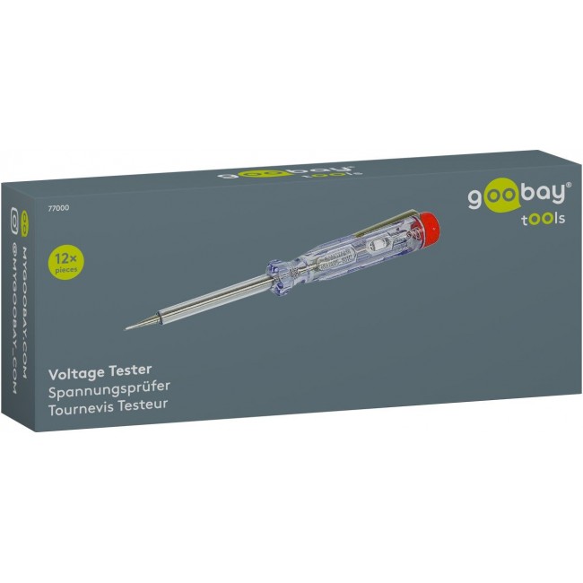 Goobay 77000 Δοκιμαστικό Κατσαβίδι Τάσης 140 mm 200-250V Goobay 77000 Δοκιμαστικό Κατσαβίδι Τάσης 140 mm 200-250V