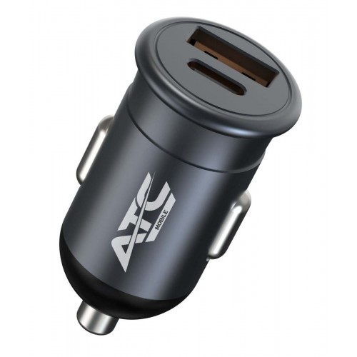 ATC-CA05 Φορτιστής Αυτοκινήτου USB-A & Type-C 65W