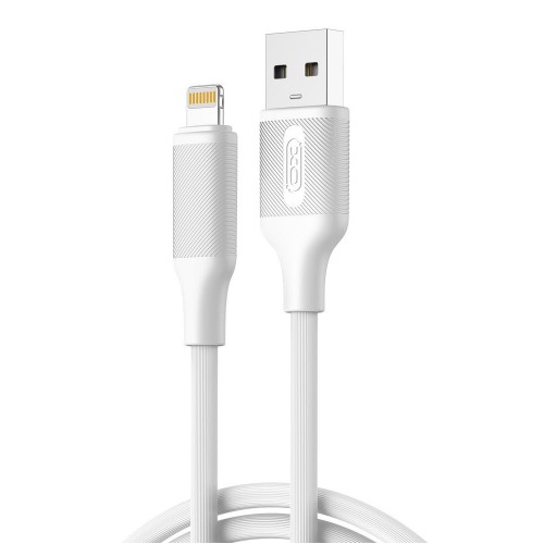 XO NB265 USB-A to Lightning Cable 12W Λευκό 1m 16.005.0318