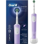 Oral-B Vitality Pro Protect X Clean Ηλεκτρική Οδοντόβουρτσα με Χρονομετρητή Lilac Violet