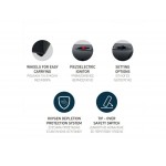 Eurolamp 147-29676 Κεραμική Σόμπα Υγραερίου 4200W Μαύρη 42x39x72cm