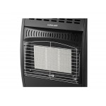 Eurolamp 147-29676 Κεραμική Σόμπα Υγραερίου 4200W Μαύρη 42x39x72cm