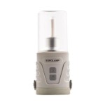 Eurolamp 145-24539 Φανάρι Led Επαναφορτιζόμενο για Camping Αδιάβροχο με Φακό 300lm 3W Γκρι