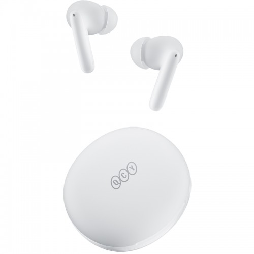QCY T13 ANC 2 White – TWS 28dB active noise canceling 10mm drivers, BT 5.3 30 hours True Wireless