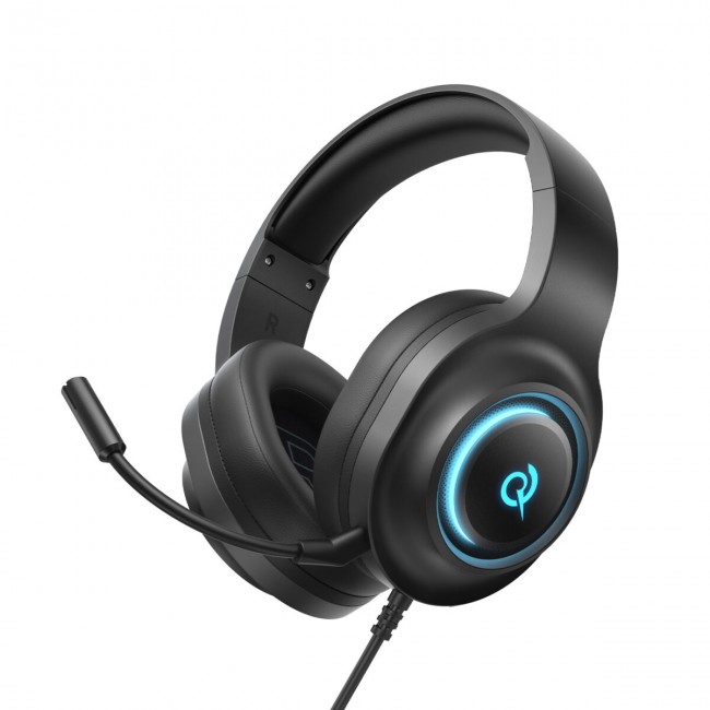 QCY Heroad V200 Pro USB Black – Wired RGB Gaming Headset PS4/PS5/PC QCY Heroad V200 Pro USB Black – Wired RGB Gaming Headset PS4/PS5/PC