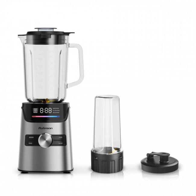 Rohnson R-5348 Μπλέντερ 1400W με γυάλινο βάζο 1.7L