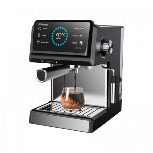 Primo PREM-40542 Μηχανή Espresso 3σε1 20Bar Digital Μαύρη-Inox *