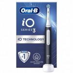 Oral-B 80839755 Ηλεκτρική Οδοντόβουρτσα Series 3 με Αισθητήρα Πίεσης και Θήκη Ταξιδίου Μαύρη 