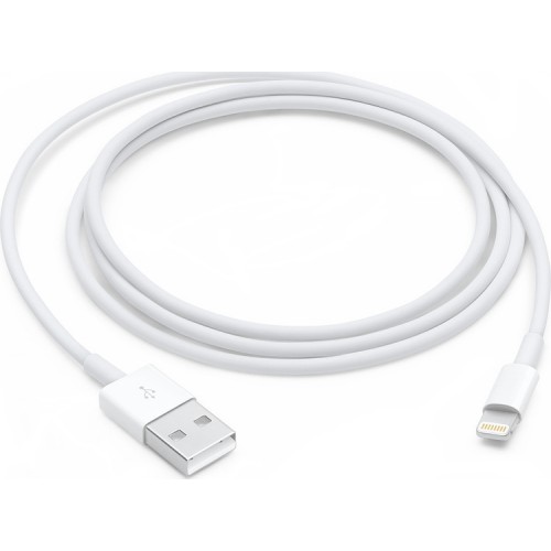 Apple USB-A to Lightning Cable Λευκό 1m (MQUE2ZM/A)