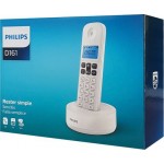 Philips D1611T/GRS Γαλάζιο Ασύρματο Τηλέφωνο  (Ελληνικό Μενού) με ανοιχτή ακρόαση, και 50 μνήμες