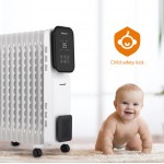 Rohnson R-2511-23 Καλοριφέρ Λαδιού Genius Wi-Fi με 11 Φέτες 2500W 