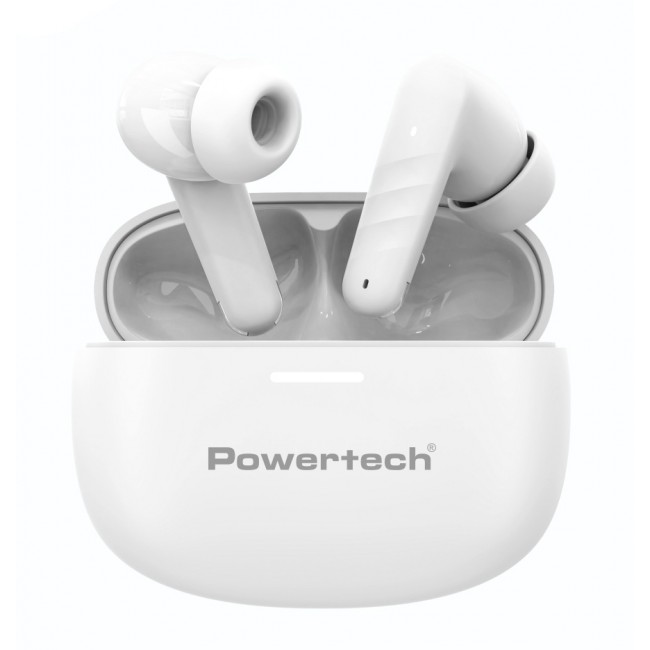 Powertech PT-1432 In-ear Bluetooth Handsfree Ακουστικά με Θήκη Φόρτισης Λευκά Powertech PT-1432 In-ear Bluetooth Handsfree Ακουστικά με Θήκη Φόρτισης Λευκά