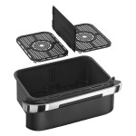 Rohnson R-28019 Air Fryer 9lt Μαύρο Single or Dual Cook Rohnson R-28019 Air Fryer 9lt Μαύρο Single or Dual Cook