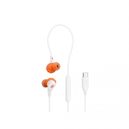 JBL Endurance Run 3 In-ear Handsfree Ακουστικά με Βύσμα USB-C Λευκό *
