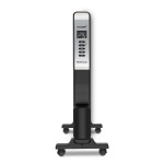 Rohnson R-073 Θερμοπομπός Δαπέδου 2500W Mica με Ηλεκτρονικό Θερμοστάτη και WiFi 64.5x66cm Γκρι