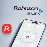 Rohnson R-073 Θερμοπομπός Δαπέδου 2500W Mica με Ηλεκτρονικό Θερμοστάτη και WiFi 64.5x66cm Γκρι