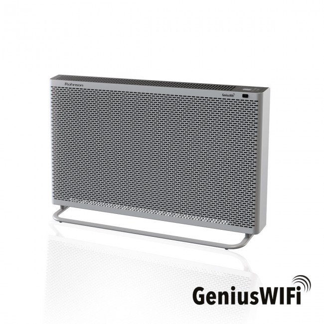 Rohnson R-083 Θερμοπομπός Δαπέδου 2400W Mica με Ηλεκτρονικό Θερμοστάτη και WiFi 78.7x49.5cm Γκρι