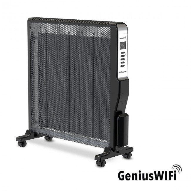 Rohnson R-073 Θερμοπομπός Δαπέδου 2500W Mica με Ηλεκτρονικό Θερμοστάτη και WiFi 64.5x66cm Γκρι