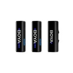 BOYALINK V2 Mobile Wireless Mic for Android USB-C iPhone IOS and 3,5 TRS (laptop) 2 person vlog ***