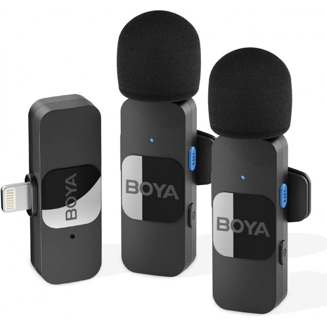 Boya BY-V2 Lightning Ασύρματο Μικρόφωνο Πέτου, Clip On Boya BY-V2 Lightning Ασύρματο Μικρόφωνο Πέτου, Clip On