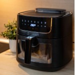 Morris MAF-8003 Air Fryer 8lt Μαύρο Με Λειτουργία ψεκασμού νερού