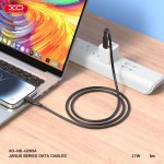 XO Nb-q265a USB-C to Lightning Cable 27W Μαύρο 1m (16.005.0304)