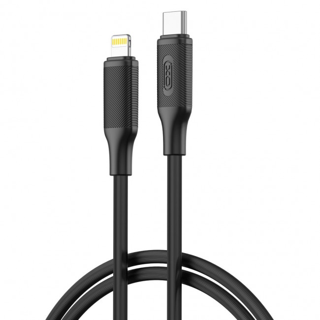 XO Nb-q265a USB-C to Lightning Cable 27W Μαύρο 1m (16.005.0304)