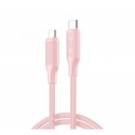 XO Nb-q265b USB 2.0 Cable USB-C male - USB-C 60W Ροζ 1m (16.005.0309)