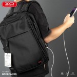 XO CB02 Αδιάβροχη Τσάντα Πλάτης για Laptop 15.6" σε Μαύρο χρώμα 16.001.0102
