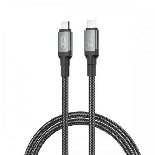 XO NB-Q264A USB 2.0 Cable USB-C male - USB-C 240W Λευκό 1m (16.005.0314) **