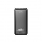 XO PB313 Power Bank 20000mAh με 2 Θύρες USB-A και Θύρα USB-C Μαύρο (16.010.0096)