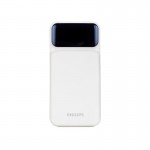 Philips DLP1922CW/GRS Μαύρο Power bank με γρήγορη φόρτιση, 2x USB-C, USB-A και ενσωματωμένα καλώδια φόρτισης USB-C, USB-A και lightning – 10000mAh