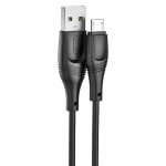 XO NB238 Καλώδιο Φόρτισης + Data Micro L=3M Zeus Series Μαύρο